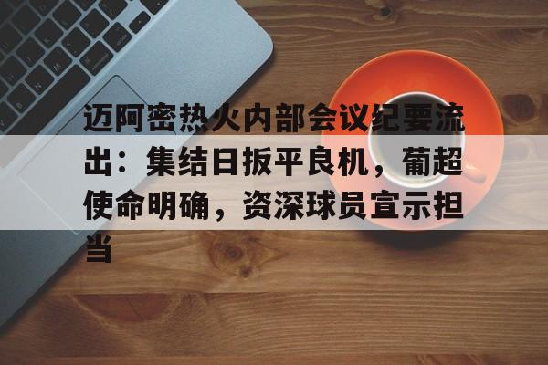 九游官网-迈阿密热火内部会议纪要流出：集结日扳平良机，葡超使命明确，资深球员宣示担当的简单介绍